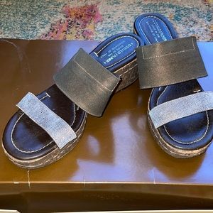 Italian Leather Wedges